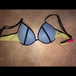 Color block push up Victoria secret bikini top